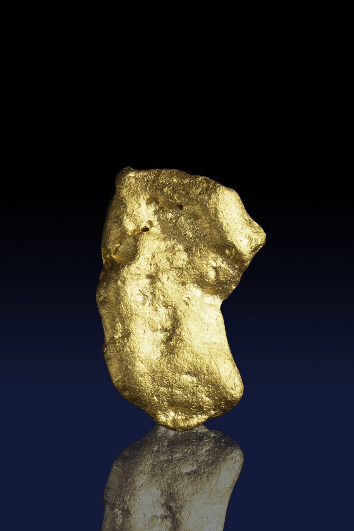 Smooth, Glowing Natural Gold Nugget - Australia - 2.04 grams (image for) Smooth, Glowing Natural Gold Nugget - Australia - 2.04 grams